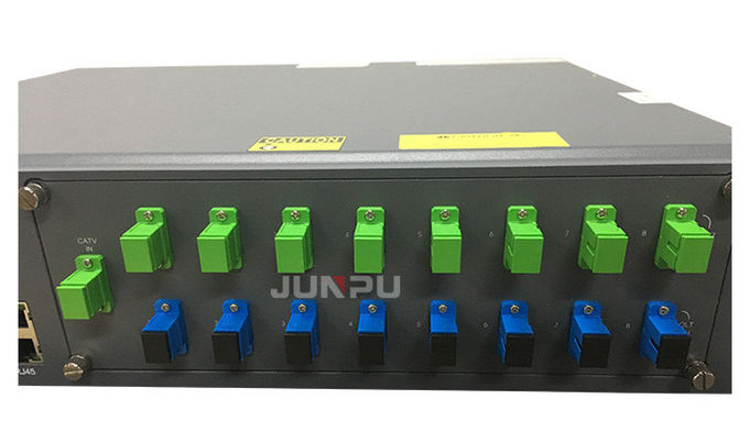 Junpu Pon Edfa Verdrahtungshandbuch 1550 8 tragen Kombinator 17dbm jede Hafen-Faser-Optikausrüstung 3