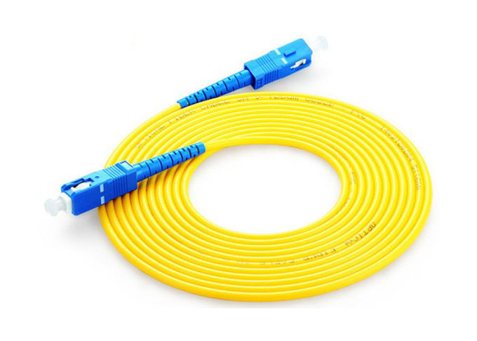 FTTH Sc zum Sc-Faser-Optikverbindungskabel, Monomode--optisches Flecken-Kabel 0